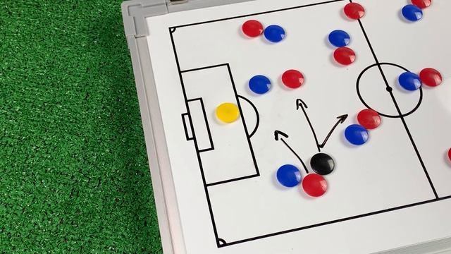 AGORA Soccer Coach Whiteboard | Dual Sided Magnetic Dry Erase Board смотреть онлайн