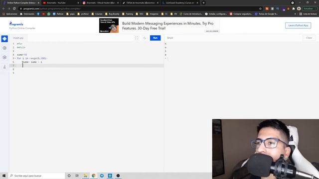 Curso de Python 3 para PRINCIPIANTES (APRENDE EN MENOS DE 1 HORA) | Bucles | Anormalix смотреть онлайн