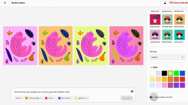 Recolor with Firefly!: Transform Vectors in Seconds смотреть онлайн