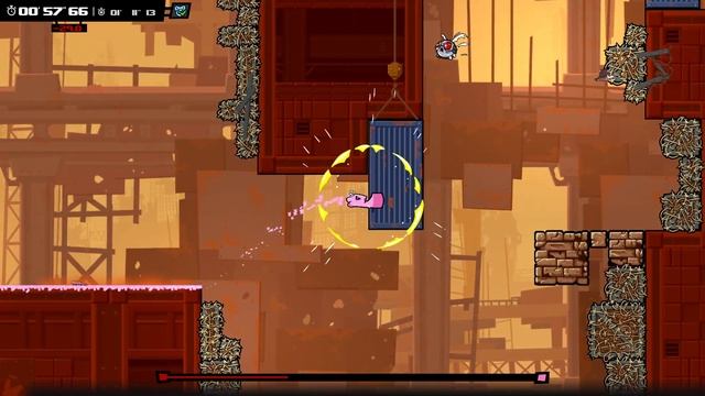 Super Meat Boy Forever lp #3 Прохождение Тетанусвилля и БОСС какой-то стрёмный ШАР со-спутниками! смотреть онлайн