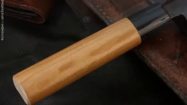 Японский кухонный нож Nishida Nakiri 180 мм смотреть онлайн