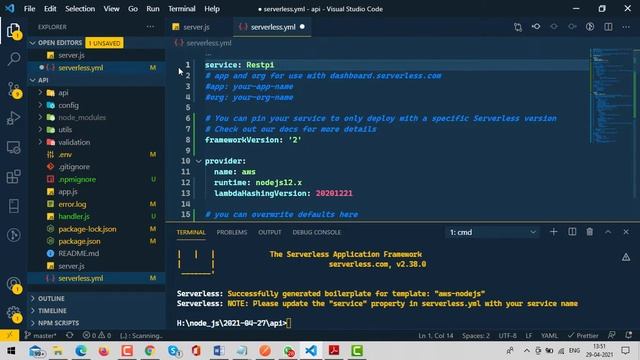 AWS Lambda Tutorial: How to deploy Node.js REST APIs on aws lambda Function смотреть онлайн