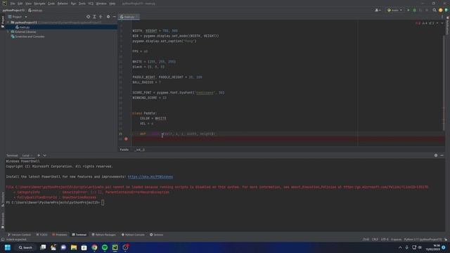 HOW TO CODE PONG IN PYTHON TUTORIAL (BEGINERS) смотреть онлайн