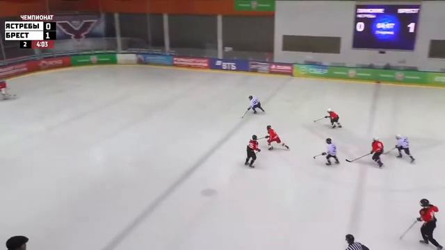 Хоккей. Чемпионат. Юноши 2010. Пинские ястребы - Брест. Видеообзор игры смотреть онлайн