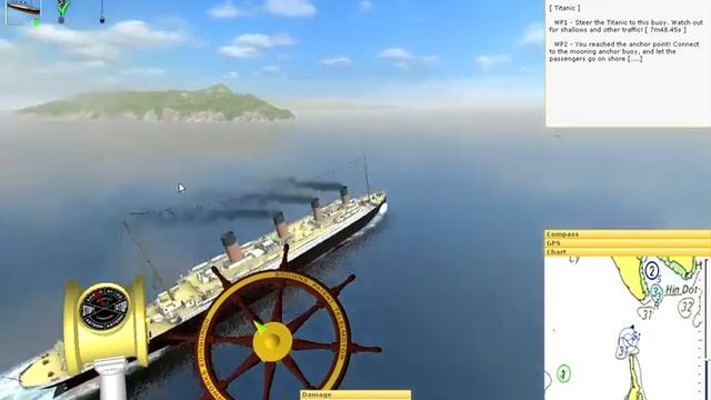 Titanic sails into harbour - Ship Simulator 2006 смотреть онлайн