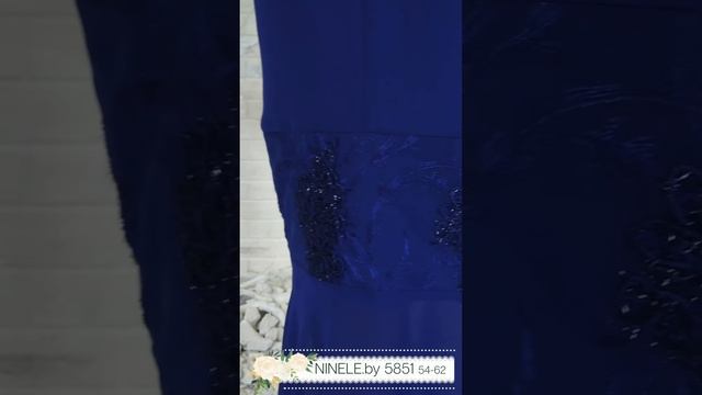 #наряднаяодежда NINELE 5851 Королевское шифоновое платье в пол для праздничного вечера смотреть онлайн