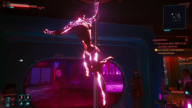 Cyberpunk 2077 Stripper Pole Dancing for 5 Minutes смотреть онлайн