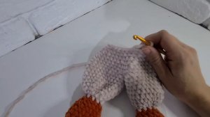 Мастер класс комфотер уточка крючком