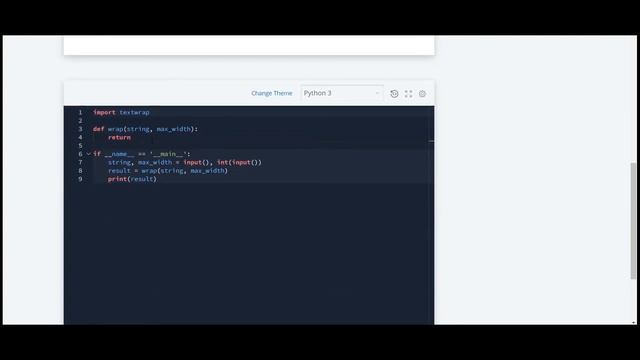 #21: Text Wrap | Hackerrank Python Solution | English Explanation смотреть онлайн