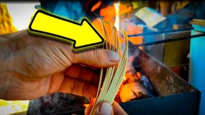 Как сделать розжиг для костра за 2 минуты