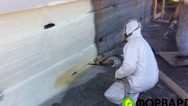 Теплоизоляция монолитного фундамента полиуретаном смотреть онлайн