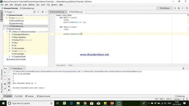 Python - Classes, Objects & Class Members | Selenium With Python Tutorial For Beginners смотреть онлайн