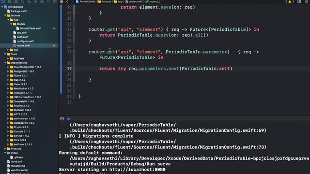 Basic CRUD Operations in Vapor Application | Server Side Swift | Part 5 смотреть онлайн