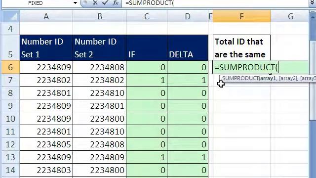 Excel Magic Trick 429: Count IDs that Are the Equivalent (DELTA function) смотреть онлайн