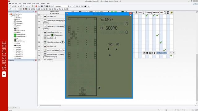 Tutorial #4 BRICK RACE GAME (RETRO CAR RACING) Clickteam Fusion 2.5 смотреть онлайн