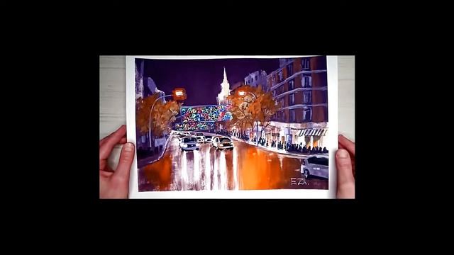 Экспрессивная гуашь. Примеры работ смотреть онлайн