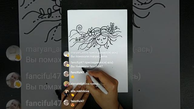 Девочка РУСАЛКА - урок рисования для детей смотреть онлайн