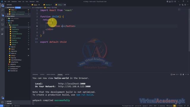 Methods as props in React.js | React Complete Training смотреть онлайн