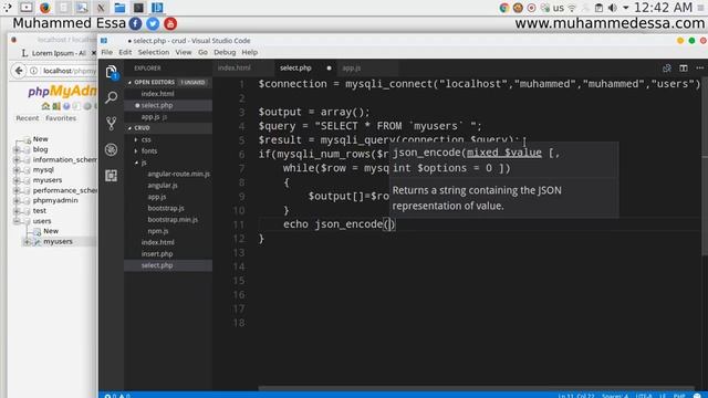 19 Angular JS & PHP with MySQL CRUD смотреть онлайн