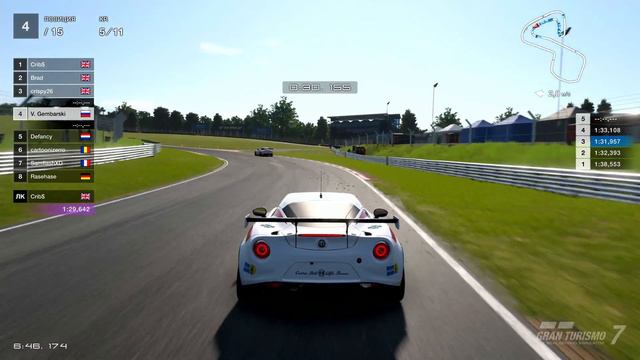Прорыв на альтернативной тактике | Разбор гонки | Gran Turismo 7 [PS5] смотреть онлайн
