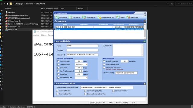 Canon Service Tool ST5510 Resetter Tool 100% Original 1 LINK- New Models Supported G5000,6000, TS70