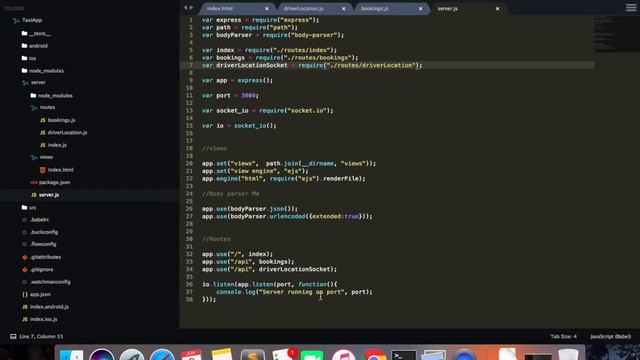 React Native Car:Taxi Booking App Part 9 - Socket.io Nearby Drivers смотреть онлайн