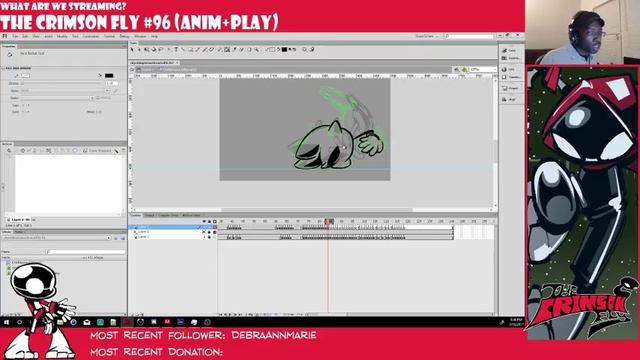 The Crimson Fly #97-sketch + Sonic Gif Inks | "MONDAY NIGHT STREAM! | SkipperWing Streams a Thing! смотреть онлайн