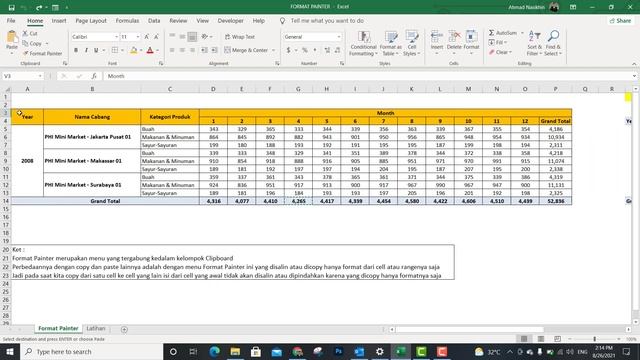 CARA MENYALIN FORMAT MENGGUNAKAN FORMAT PAINTER PADA MICROSOFT EXCEL. (SANGAT MEMUDAHKAN !!!) смотреть онлайн
