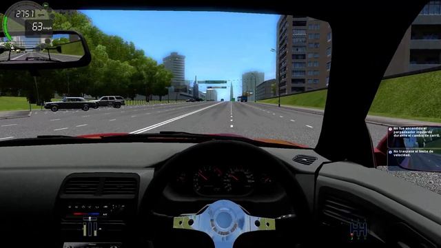 Nissan S14|CITY CAR DRIVING|G27