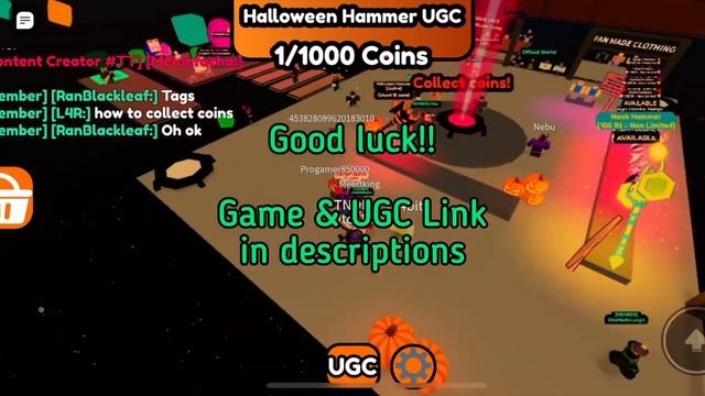[FREE LIMITED UGC] How to get the HALLOWEEN HAMMER in Halloween Hammer (ROBLOX) смотреть онлайн
