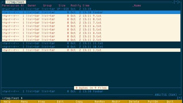 Midnight Commander: Renaming single file and multiple files (mass renaming) смотреть онлайн