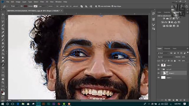 تعلم رسم الفيكتور ارت في 30 دقيقه بإستخدام الفوتوشوب للمبتدئين ? الجزء الاول | Photoshop Vector Art смотреть онлайн