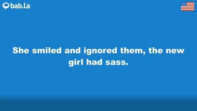 SASS pronunciation | Improve your language with bab.la смотреть онлайн