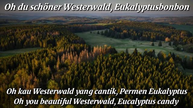 Westerwaldlied (German Folk Song) - With German, English And Indonesia Lyrics