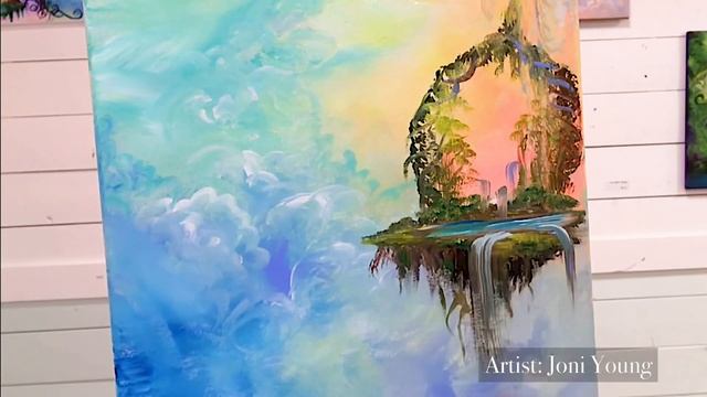 “DIVINE WAY” COLLAB WITH @CARLY AND MARTINA | ACRYLIC PAINTING TIMELAPSE