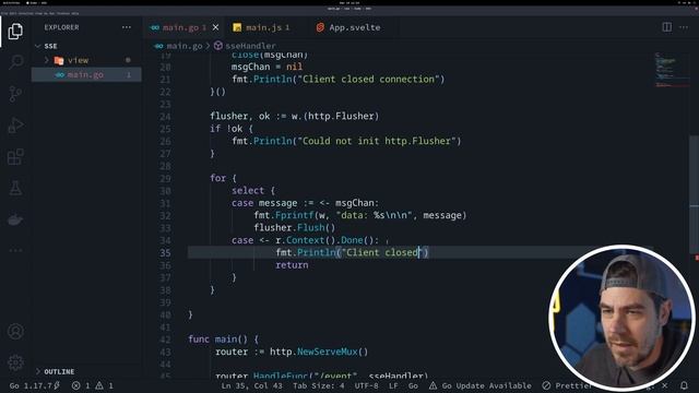 Learn Server Sent Events | Go and Svelte SSE tutorial смотреть онлайн