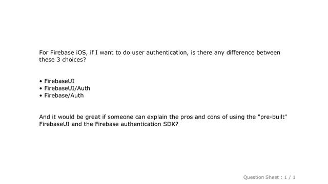 iOS : What is the difference between Firebase/Auth and FirebaseUI/Auth? смотреть онлайн