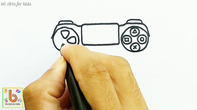 HOW TO DRAW PLAYSTATION CONTROLLER | HOW TO DRAW A PS4 CONTROLLER смотреть онлайн
