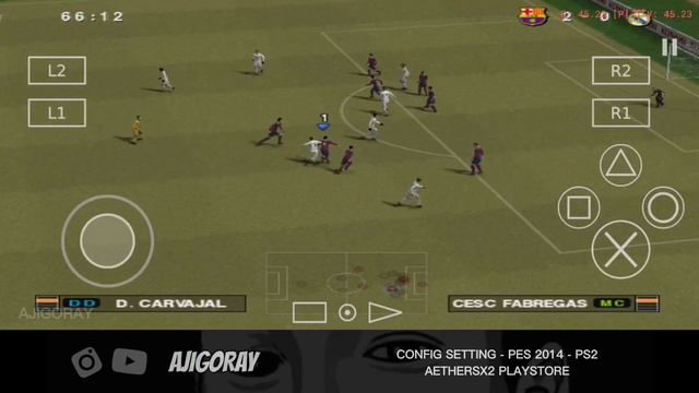 CONFIG PES 2014 PS2 ANDROID - AetherSX2 Playstore
