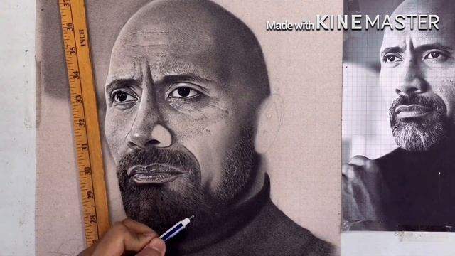 Realistic Drawing Tutorial for Beginners - CHARCOAL PENCILS смотреть онлайн