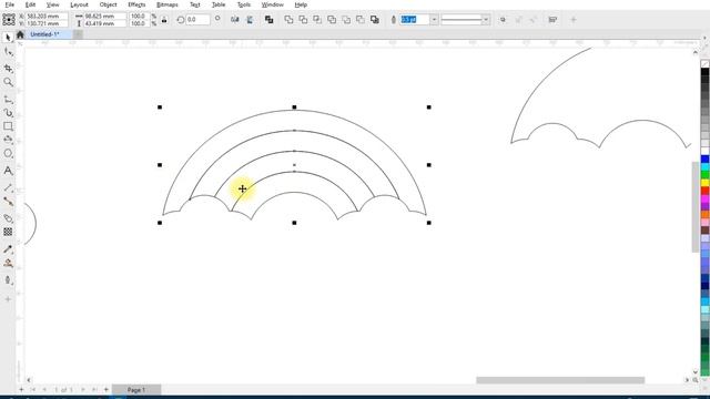 How to Convert 2D Design to 3D in Coreldraw ?? | Coreldraw tutorial смотреть онлайн