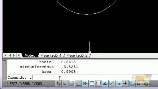 2.5-f Autocad 2013. La Ventana de Línea de Comandos смотреть онлайн