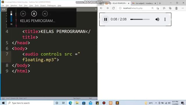 TUTORIAL CARA MENAMBAHKAN AUDIO/SUARA DI HTML - HTML (AUDIO) #css #html #htmltutorial #csstutorial смотреть онлайн