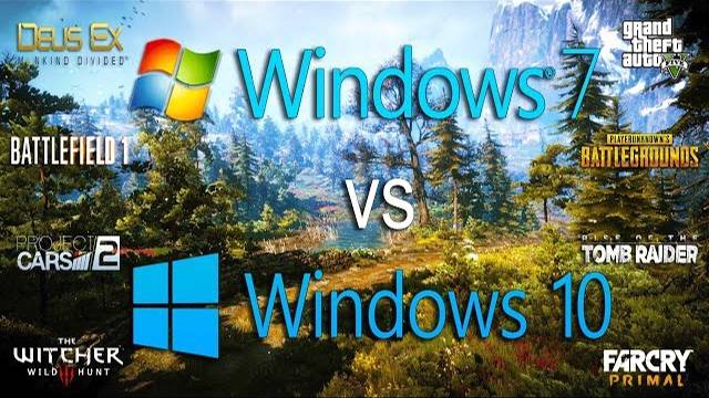 Windows 7 vs Windows 10 Test in 8 Games смотреть онлайн