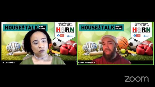 HT Pregame W/Dr. Lauren Pitts & Ronnie Ransome, Jr. - LOSING CONFIDENCE IN YOUR GAME!