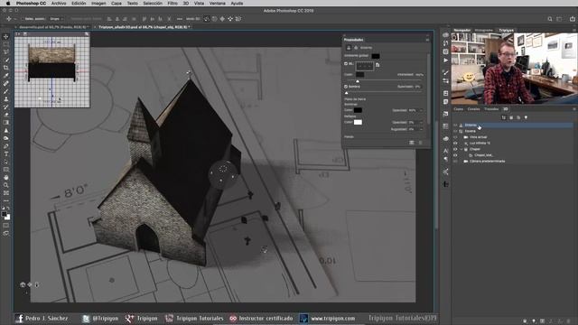 Montaje Photoshop - Cómo añadir objetos 3D смотреть онлайн