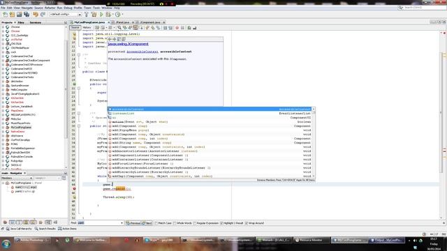 How to make "Pong" in Java (Using Netbeans) Part#3 смотреть онлайн