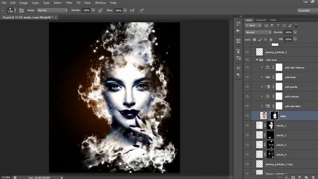 Photoshop Tutorial | Clouds Exposure Photoshop Effect in few clicks смотреть онлайн