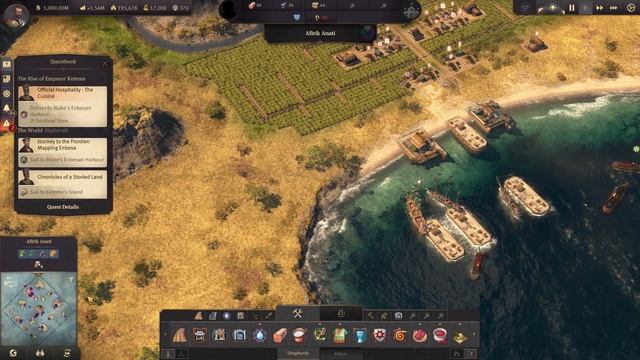 Anno 1800 The Land of Lions - Linseed Farms Trade union and Tractors! | Let's play Anno 1800 смотреть онлайн