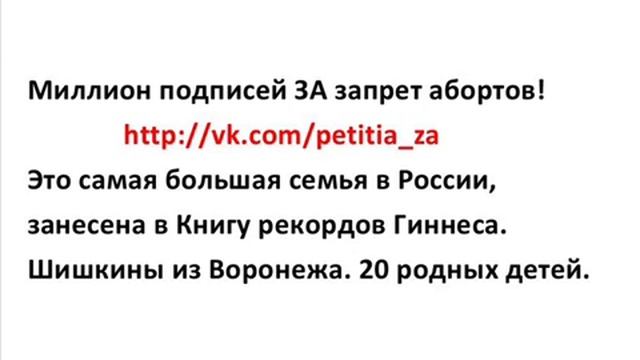 Самая большая семья в России смотреть онлайн